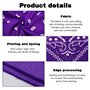 INNAL 8 Pièces Bandanas Bandanas Paisley Polyester Bandana Cowboy Bandana Unisexe pour Poignet Cou Tête 54x54CM