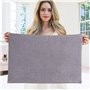 Tapis pour Cage de Cochon d'Inde 60×40cm pour Petits Animaux -Réutilisable Lavable Guinea Pig Cage Liner (Gris)