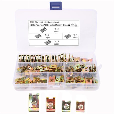 MaxAwe Écrous en tôle d'acier inoxydable