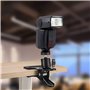 Pince à Ressort, Support Clip de Montage pour Flash de Studio Photo, Supports d'Appareils Photo pour Flash avec 1/4" Vis Rotule 