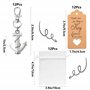HAOBIN 12 PièCes Ancre Porte-CléS Cadeau Invites Mariage Porte-CléS En Vrac PréSent Porte-CléS Ange Cadeau Pendentifs De BaptêMe