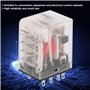 AC 220V 5A Relais Électromagnétique Mini Relais Intermédiaire Relais de Puissance 11 Broches avec l'indicateur Rouge