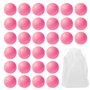 arrderly Lot de 30 balles de ping-pong roses pour animaux de compagnie
