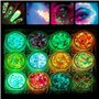 12 Couleurs Paillettes Visage Festival Paillette Maquillage Fluorescent Dans Le Noir Phosphorescent Cheveux Couleurs Lumineuse P