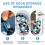4 Pcs Organiseurs De Lavage Chaussettes Outils De Blanchisserie Machine a Laver Cintre pour Ranger des Paires De Chaussettes Out