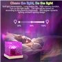 LED Aurore Projecteur Ciel Etoile, 16 Couleurs Cristal Lampe Projecteur Aurore Boréale, Télécommande Projecteur Galaxie Plafond