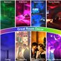 LED Aurore Projecteur Ciel Etoile, 16 Couleurs Cristal Lampe Projecteur Aurore Boréale, Télécommande Projecteur Galaxie Plafond