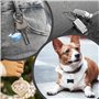 Lot de 70 porte-clés de 25 mm avec chaîne - Anneau fendu DIY - Kit de bricolage - Pour travaux manuels, fabrication de bijoux -