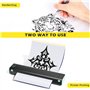 Lot de 30 Feuilles Papier de Transfert de Tatouage, MXTIMWAN Papier Transfert Tatouage, A4 Papier Tatouage Temporaire Papier de