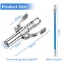 Embout Pompe a Graisse avec 30cm Tuyau Flexible