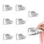 UKOFEW 8 Pièces Supports de Tringle à Rideaux Autocollants