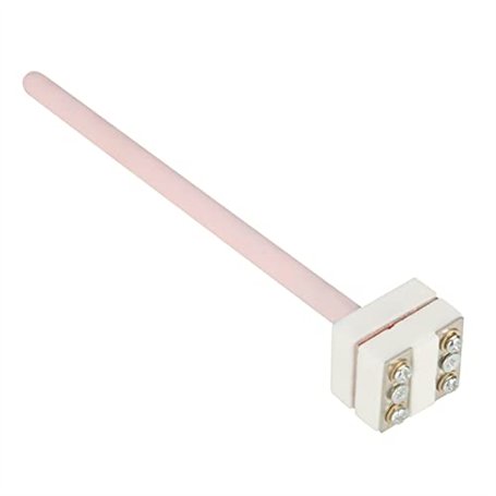 Capteur de thermocouple de type S à haute température Sonde de capteur de température à thermocouple en rhodium platine 99 Tube