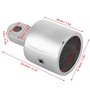 Focket Embout à œil, Acier Inoxydable 7/8 "1" Embout à œil en Acier pour Bateau Bimini Capuchon de Connexion du matériel de Mont