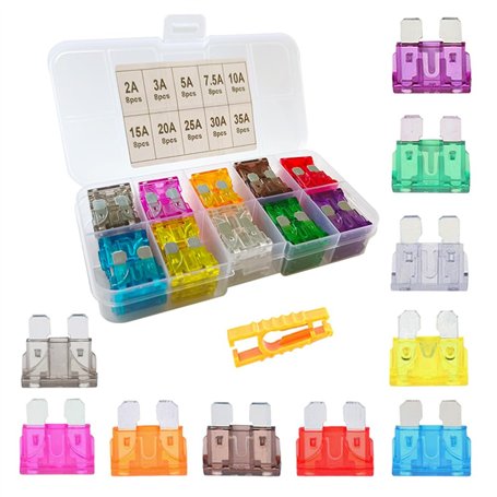 Aiqeer 80 Pièces Set de Fusibles de Voiture
