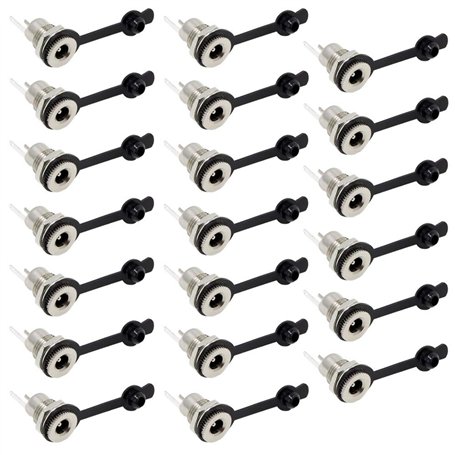 Aiqeer 20 Pièces Connecteur DC Prise Femelle