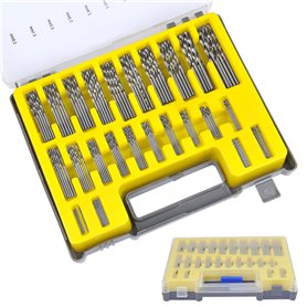 QLOUNI Kit de 150Pcs Forets Hélicoïdaux Forets HSS Titanium Micro Drill Micro Mèche Set Outils 0.4mm-3.2mm pour Bois, Métal, Pla QLOUNI Kit de 150Pcs Forets Hélicoïdaux Forets HSS Titanium Micro Drill Micro Mèche Set Outils 0.4mm-3.2mm pour Bois