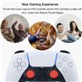 TEUVO Thumbsticks, Silicone Joystick Grips Caps pour PS5 Controller et pour PS4 Controller à Augmenter Précision Aide avec Viser
