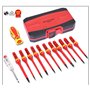 Geevorks Trousse Tournevis Electricien 13pcs 1000V Tournevis Isolés Set avec Outils de Réparation