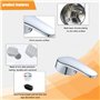 GZLCEU 2 Pcs Poignée de Robinet, Alliage levier de Poignée de Robinet 124×48mm Remplacement de levier de Poignée de Robinet pour