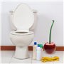 CWPFVQA Brosse De Toilette 1 Pièce Cerise, Brosse De Toilette Fantaisie, Brosse De Toilette Et Ensemble De Support, Ensemble De 