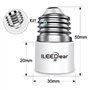 ILEEDear E27 vers E14 Adaptateur de douille de 6 pièces Adaptateur Convertisseur de douille de base de lampe de haute qualité po