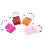 XLKJ Lot de 12 Paires de Gants Demi-Doigts en Résille pour Femme Gants de Filet de Pêche Créatifs de Collocation