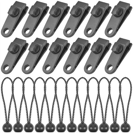 12 Ensembles de Kits de Clips de bâche