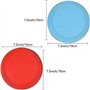 Feixun Flyer Jouet pour Chien, Lot de 2, (Rouge + Bleu) 19,1 cm