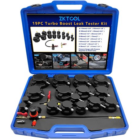 ZKTOOL 19 Pièces Testeur de Fuites de Turbocompresseur