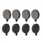 Plaquettes de Freins à Disque de Vélo, 4 Paires de Plaquettes de Vélo Semi-métalliques de Rechange pour Disque de Rechange de Pl