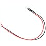 10pcs 12V 0.06W 5mm LED Light Cable Diode électroluminescente avec 20CM pré-câblé