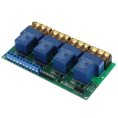 Carte d'extension de Module de Relais 4 Canaux 30A pour ARN PIC BRAS DSP AVR DC 12V