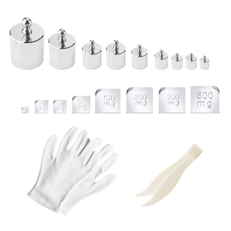 17 pièces poids d'étalonnage