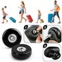 Roulette Valise Remplacement 4 Pièces Roue Valise Universelle Roue de Valise Universelle Pivotante Roues Valise Universelle de R