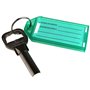 STARVAST 40Pcs Porte Clef Etiquette, Porte Cle de Couleur, Porte Clés Etiquette en Plastique avec Anneau Fendu Porte-Clés, Coule