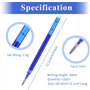 Recharge Stylo 12 pièces Recharge Fri-xion Bleu 0.7mm, Stylo Gomme Recharge Recharge Stylo Compatibles Ball et Ball Clicker, Rec