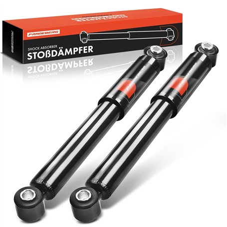 Frankberg 2x Amortisseur à gaz Pression du gaz Essieu Arrière Compatibles avec Combo 1.3L-1.7L 2001-2012 Corsa C 1.2L-1.7L 2000-
