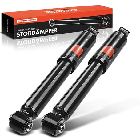 Frankberg 2x Amortisseur à gaz Pression du gaz Essieu Arrière Compatibles avec Panda 169 2006-2012 KA RU8 2008-2016 Remplacer# 1