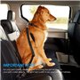 2 Pièces Harnais Voiture Chien de Sécurité Supérieure avec Absorption des Chocs et Mousqueton élastique