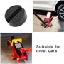 1 tampon en caoutchouc pour cric, bloc de cric, bloc de cric de chariot universel, pour élévateurs, accessoires de voiture (noir
