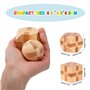 Jouet de Puzzle en Bois Jeu Éducatif Logique Cadeau pour Enfants