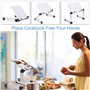 Support de Livre pour Lecture Réglable Pupitre Livre de Cuisine Ergonomique Lutrin Livre Hauteur et Angle Réglable Pliable pour 