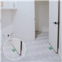 Cale-porte en caoutchouc 4 pièces avec 2 coussinets de poignée de porte, absorption des chocs, anti-dérapant, coupe-vent, anti-c