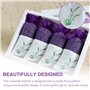 Lot de 30 sachets de Lavande avec 30 Rubans de Fils - Violette - Organisateur pour Petits Objets - Sacs parfumés - Sacs avec Cor