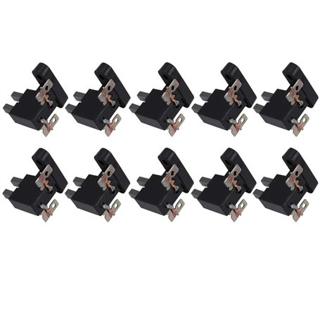 Jadeshay Brosses Carbone - 10 Pcs Brosse à Charbon pour générateur 4KW 5KW 7KW Bonne Conduction Thermique et propriétés lubrifia