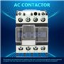 Contacteur à courant alternatif CJX2-2510, contacteur CA électrique industriel à sensibilité élevée 220V 25A
