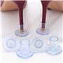 12 Haut Talon Protecteurs Couvre Chaussure Heel Embouts Femme Haut Stoppers SML