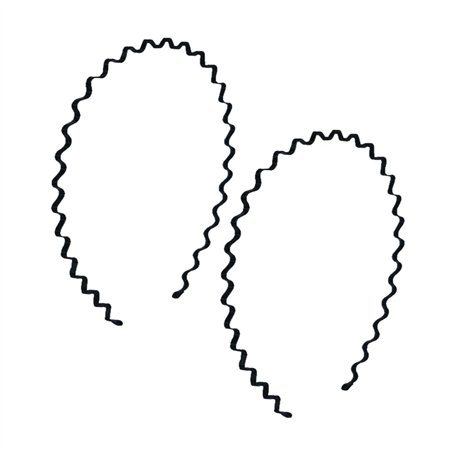 2Pcs Bandeaux en Métal