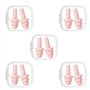 5 Paires Bouchons d'oreille en Silicone