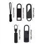 8 Pcs Tirette de Remplacement et 8 Pcs Fermeture Eclair Cordon